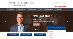 Desktop Screenshot of howellthornhill.com